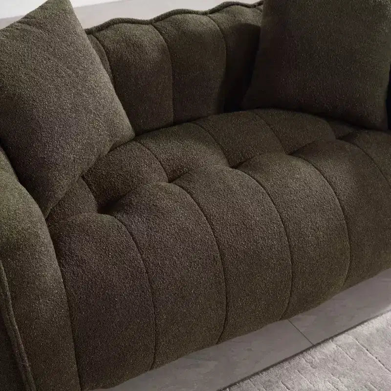 Bean Bag Chair for 2, High-Resilience Foam Floor Sofa Chair for Spacious Comfort, Comfy Seating for Living Room and Shared Spaces