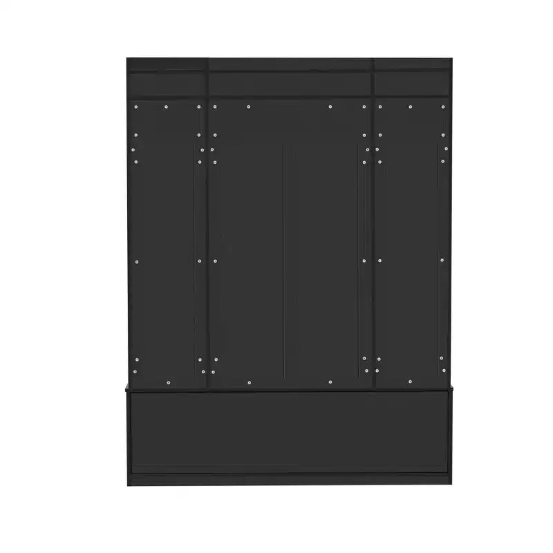 Entryway Hall Tree with Bench and Coat Rack, Featuring 7 Hooks, 2 Large Drawers and Adjustable Shelves, Ideal for Hallways and Living Rooms