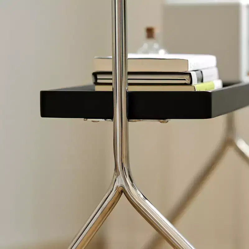 Walk-Around TV Stand with 360° Rotating Wheels, Floor-Standing Display for 43-70 Inch TVs
