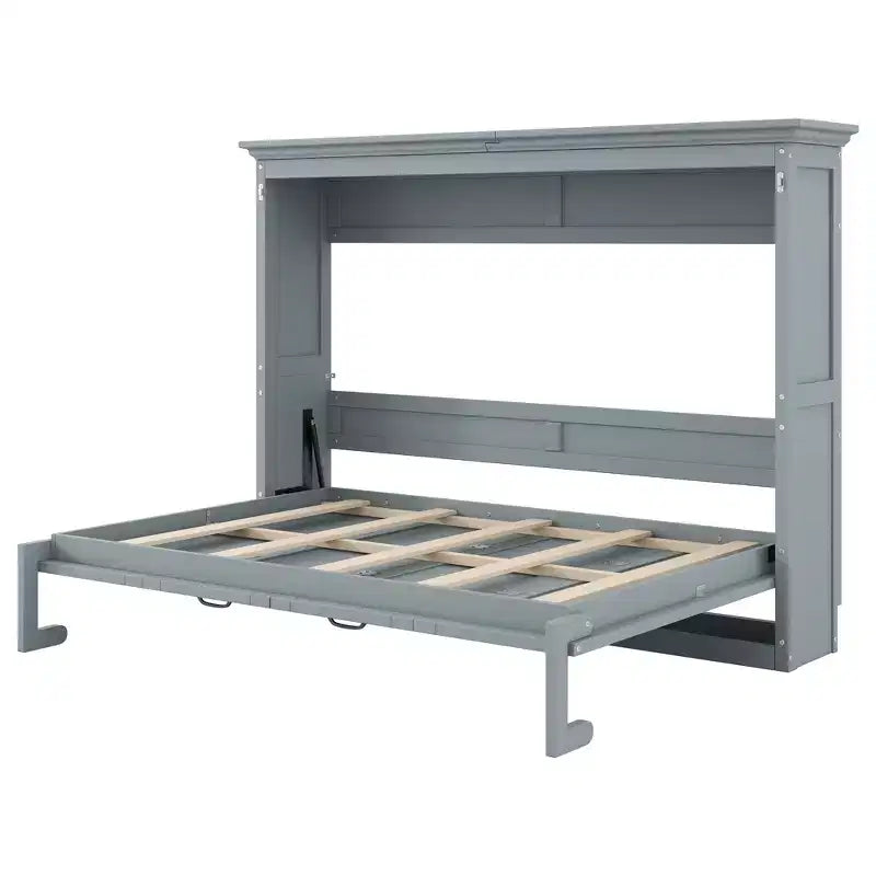 Twin/Full Size Murphy Bed, Foldable Bed - Transforms into a Cabinet, Space Saving Design