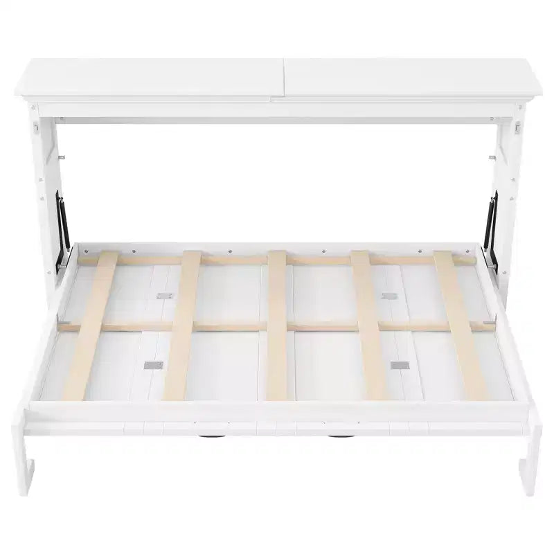 Twin/Full Size Murphy Bed, Foldable Bed - Transforms into a Cabinet, Space Saving Design