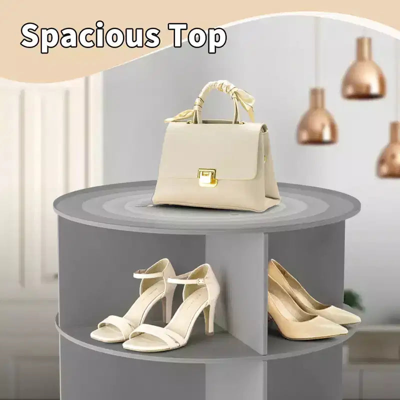 7-Tier 360 Rotating WPC Shoe Rack, 72.4 Inch Height