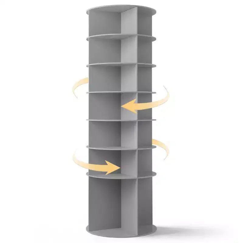 7-Tier 360 Rotating WPC Shoe Rack, 72.4 Inch Height
