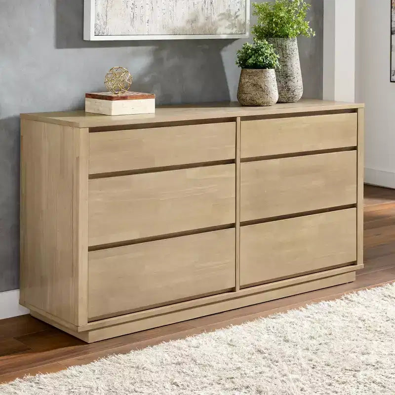 6-Drawer Dresser - Black