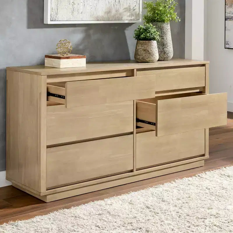 6-Drawer Dresser - Black