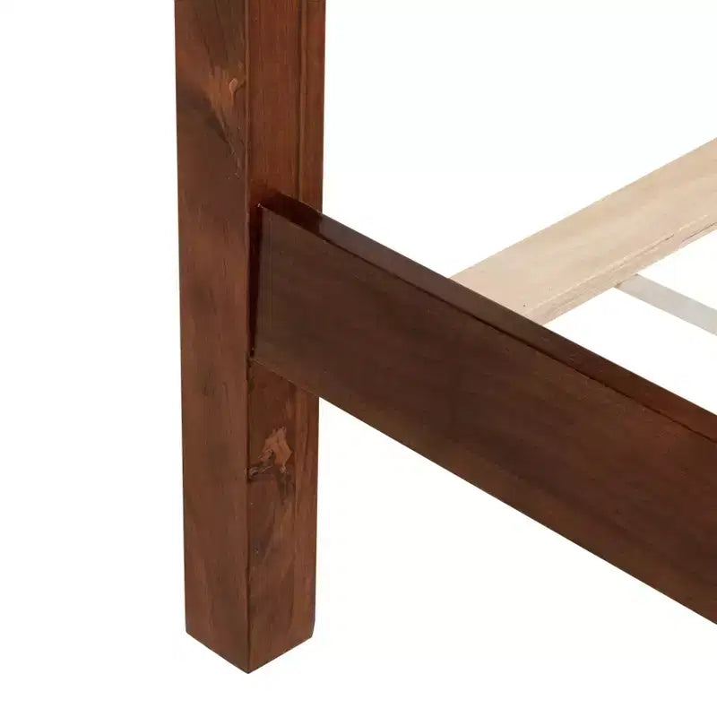 Full Loft Bed Frame with Under-Bed Desk, Space-Saving Heavy-Duty Metal Platform Bed