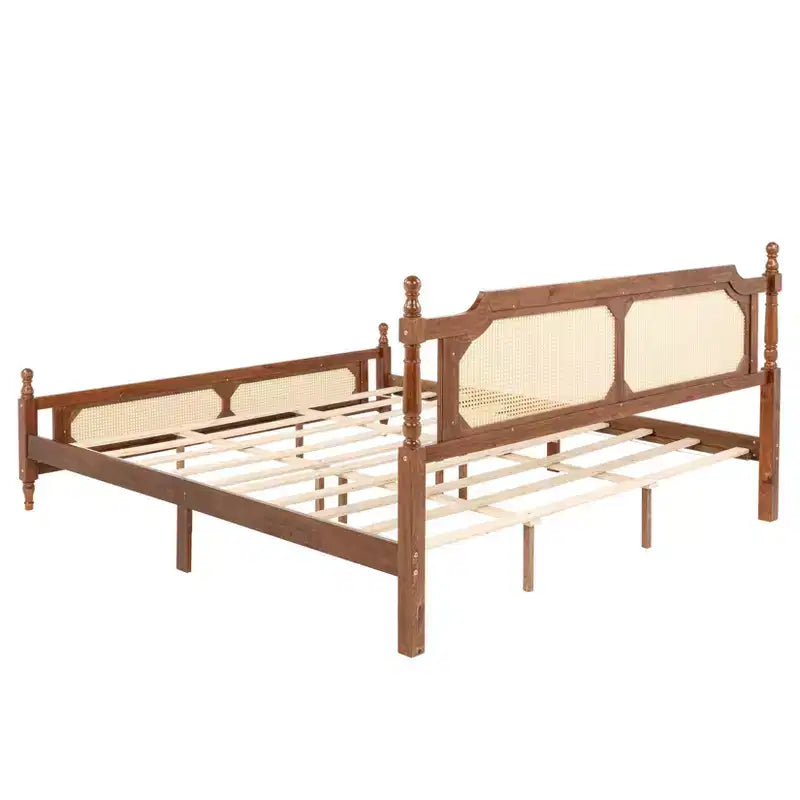 Full Loft Bed Frame with Under-Bed Desk, Space-Saving Heavy-Duty Metal Platform Bed