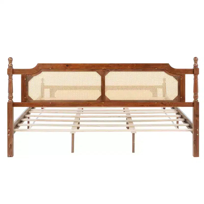 Full Loft Bed Frame with Under-Bed Desk, Space-Saving Heavy-Duty Metal Platform Bed